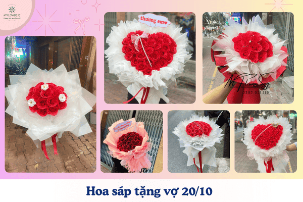 Mẫu Hoa Sáp Đẹp Và Ý Nghĩa Nhất Cho Lễ 2010